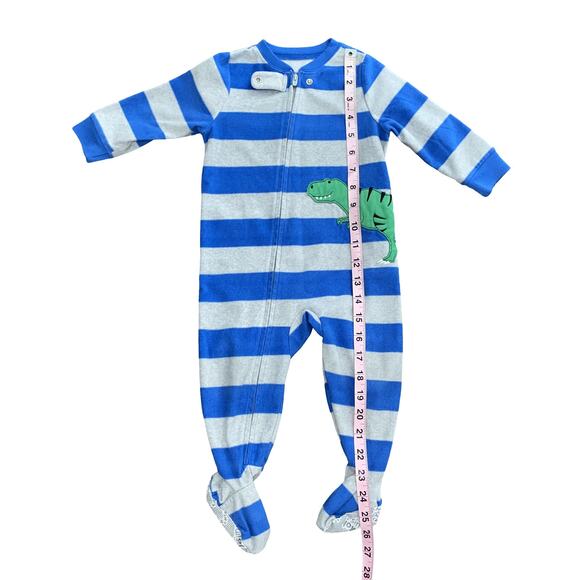Toddlers and Baby Boys' Flame Resistant Fleece Footed Pajamas, Pack of 6 - Picture 10 of 16